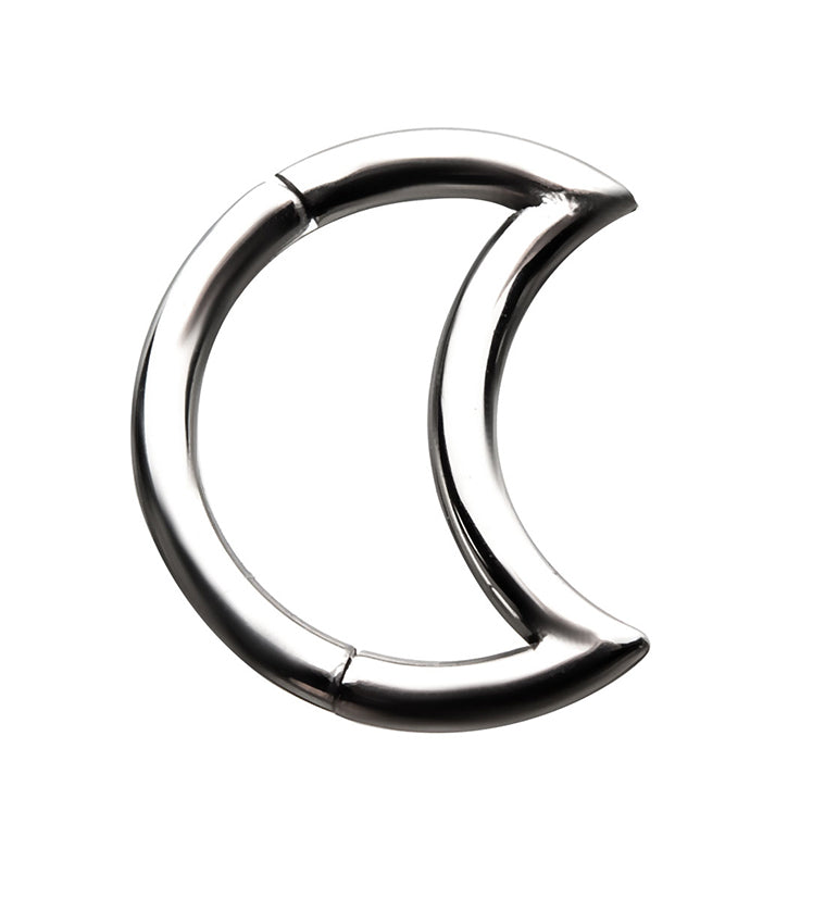 Crescent moon store septum ring