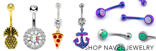 Belly Button Rings - Types of Body Jewelry for your Navel Piercing