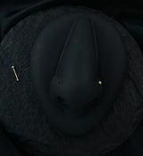 14kt Gold Ball Top Nosebone