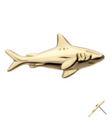 14kt Gold Classic Shark Threadless Top