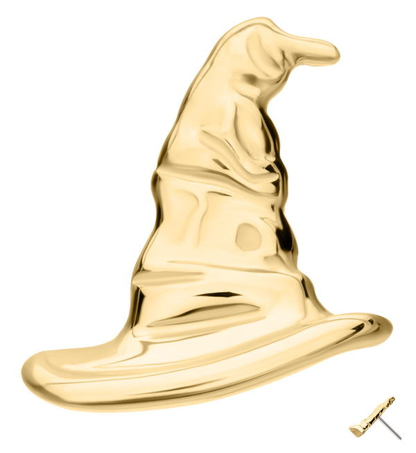 14kt Gold Sorting Hat Threadless Top