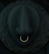 14kt Gold Twine Hinged Segment Ring