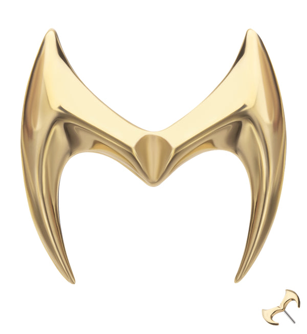 14kt Gold Wandavision Tiara Threadless Top