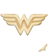 14kt Gold Wonder Woman Logo Threadless Top