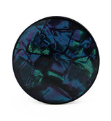 Black Plugs With Abalone Shell Inlay