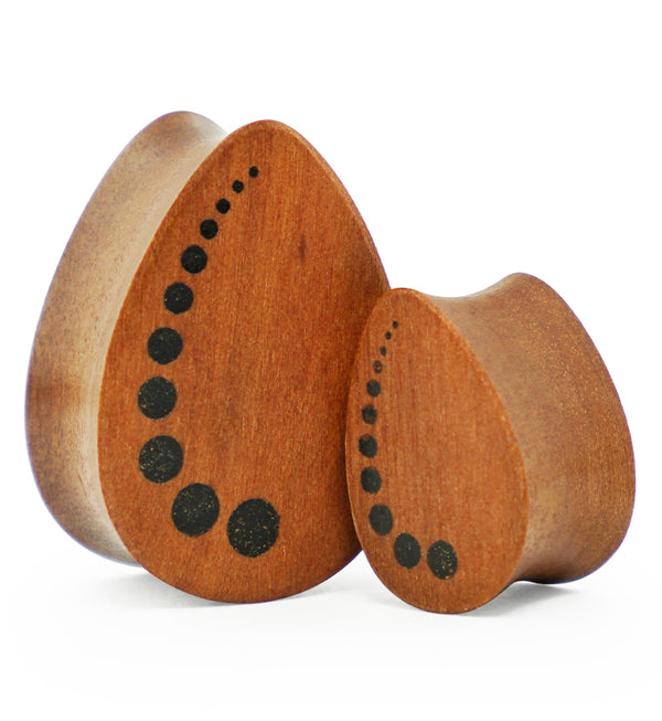 Alleyway Saba Wood Teardrop Plugs