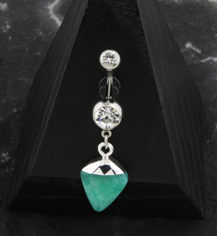 Jade belly button ring store