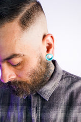 Aquamarine Matte Silicone Tunnels