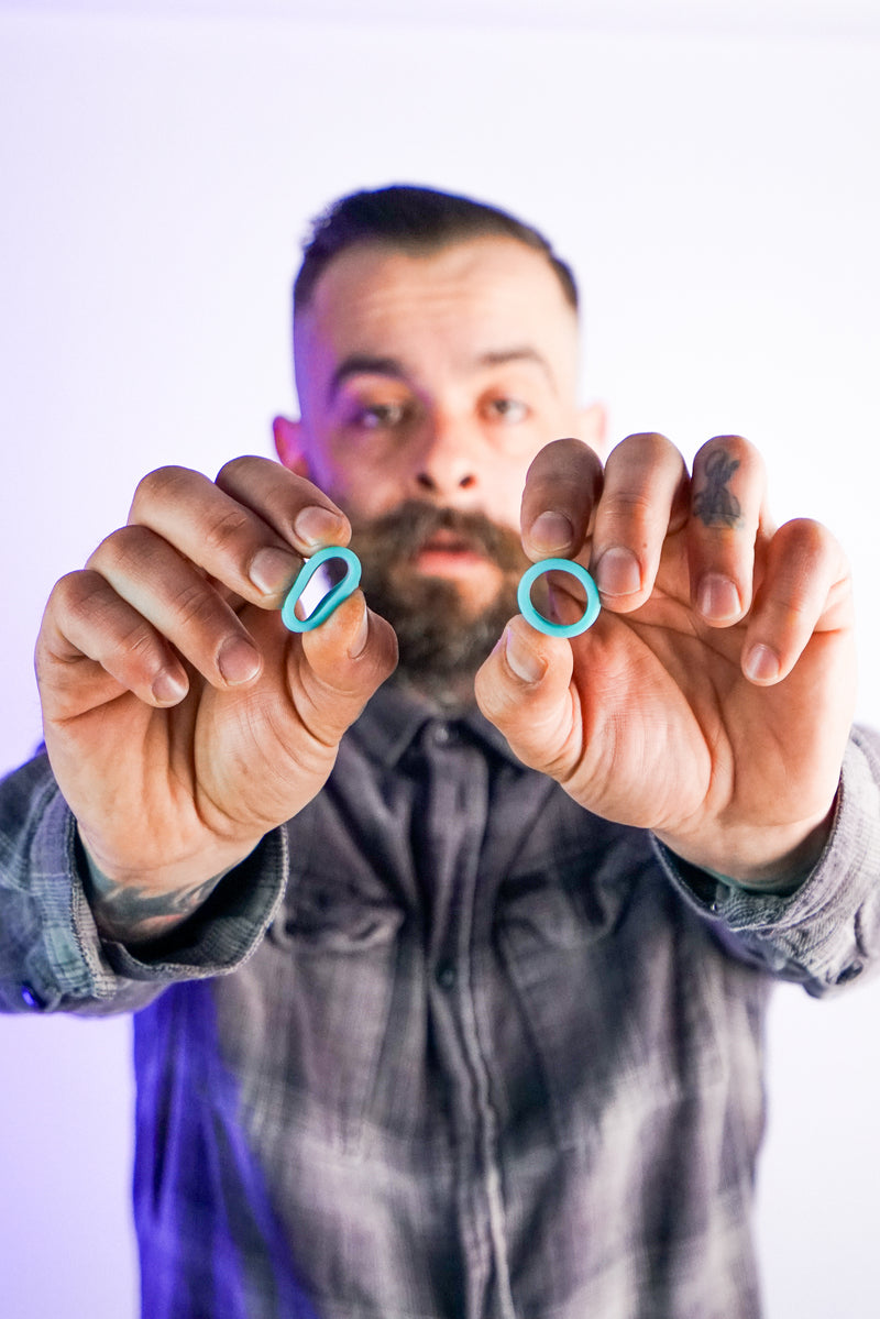 Aquamarine Matte Silicone Tunnels