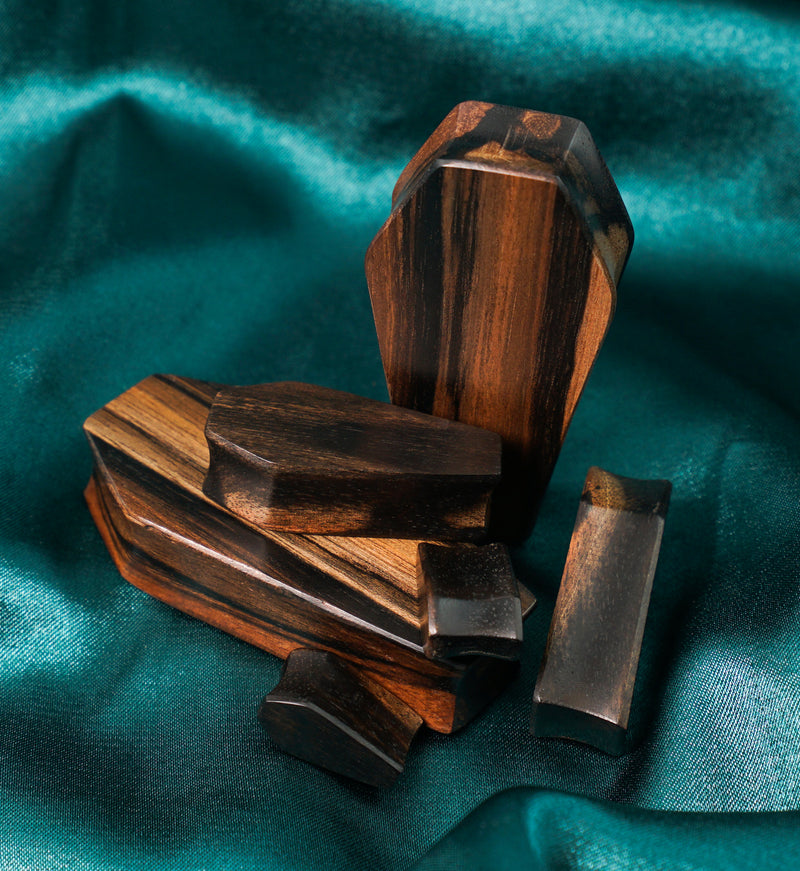 Areng Wood Coffin Plugs