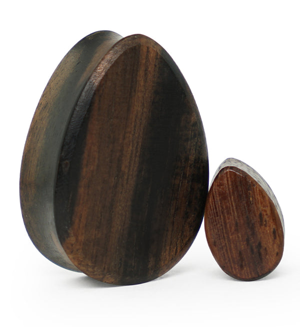 Areng Wood Teardrop Plugs