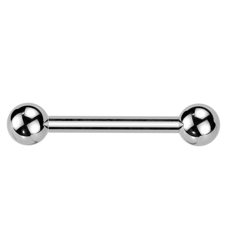 Ball End Titanium Threadless Straight Barbell