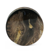 Black Flame Petrified Palm Root Plugs