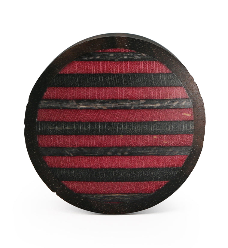 Black & Pink Wood Skateboard Plugs