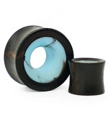 Sky Blue/White Resin Concave Wooden Tunnels