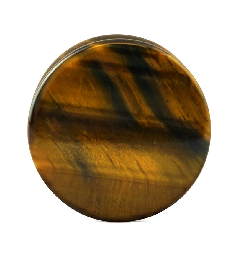 Blue Tiger Eye Stone Plugs