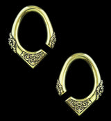 Brass Floret Ear Weights