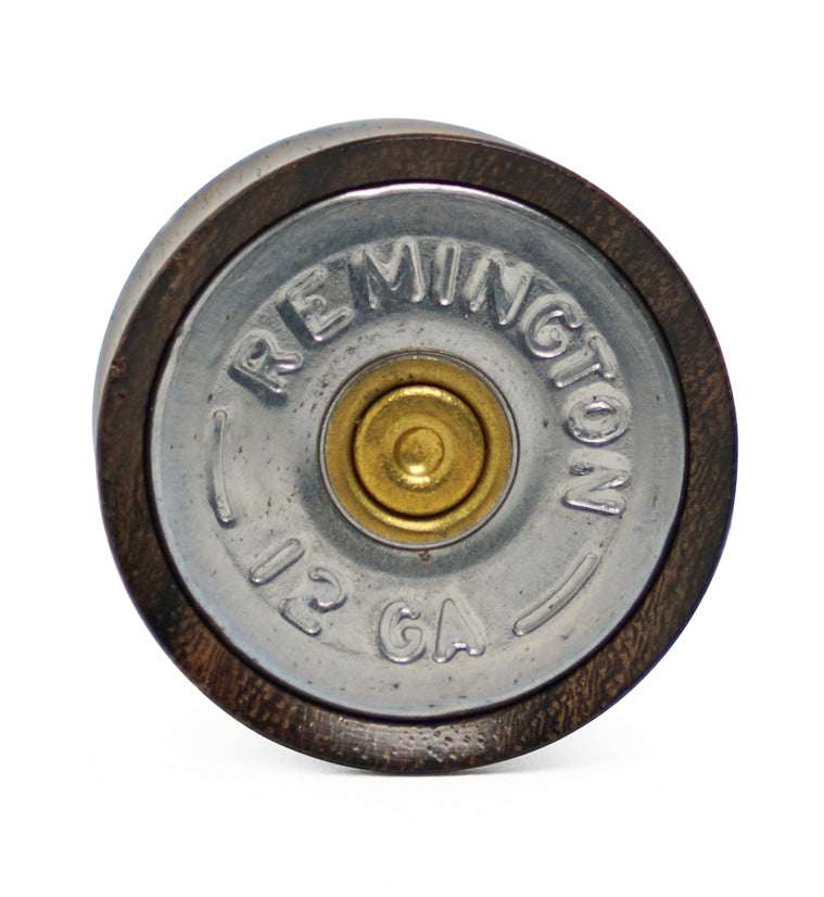 Sono Wooden Plugs With Bullet Shell Casing Inlay