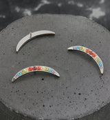 Camber Rainbow CZ Titanium Internally Threaded Top