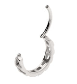 Chain Link Side Facing Stainless Steel Hinged Segment Ring