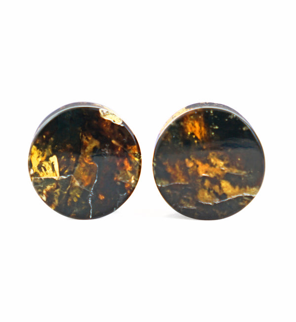 Chiapas Amber Plugs 9/16" (14mm) - Version 9