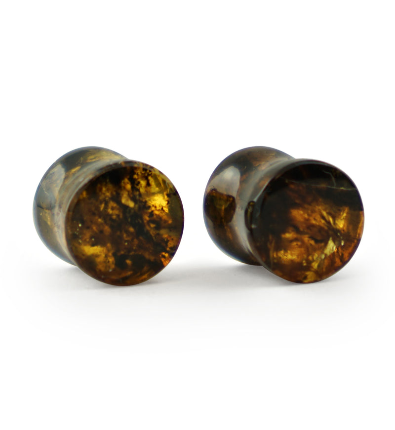 Chiapas Amber Plugs 00G (10mm) - Version 13