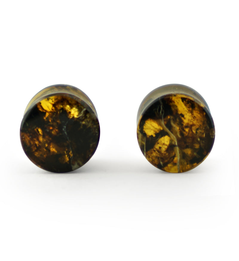 Chiapas Amber Plugs 00G (10mm) - Version 15