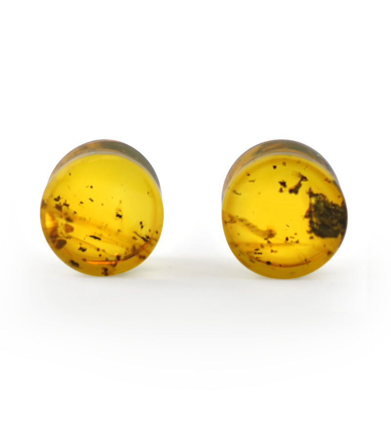 Chiapas Amber Plugs 00G (10mm) - Version 18