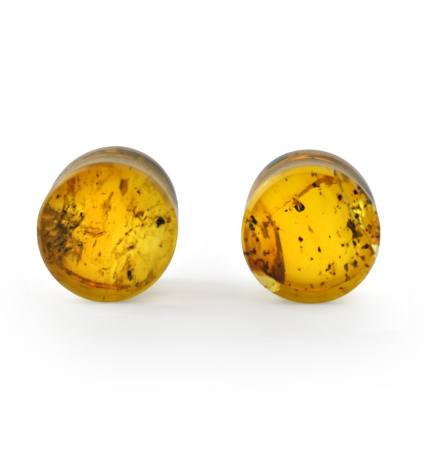 Chiapas Amber Plugs 00G (10mm) - Version 1