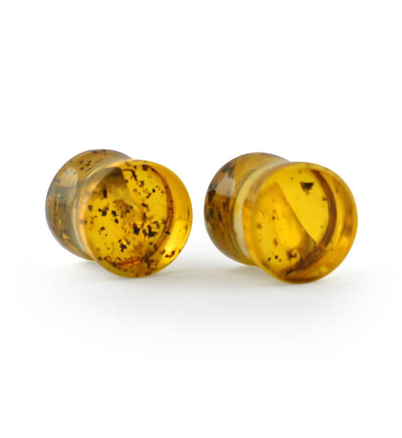 Chiapas Amber Plugs 00G (10mm) - Version 2