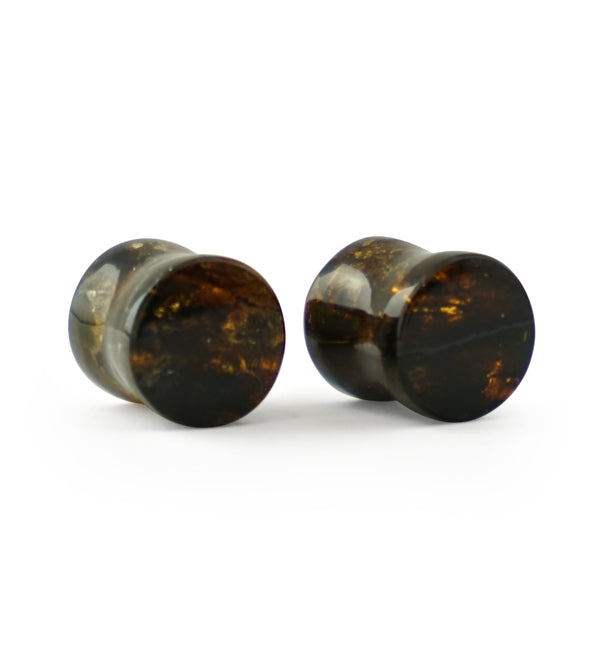 Chiapas Amber Plugs 00G (10mm) - Version 20 (Internal Chip)