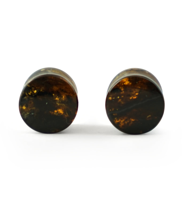 Chiapas Amber Plugs 00G (10mm) - Version 20 (Internal Chip)