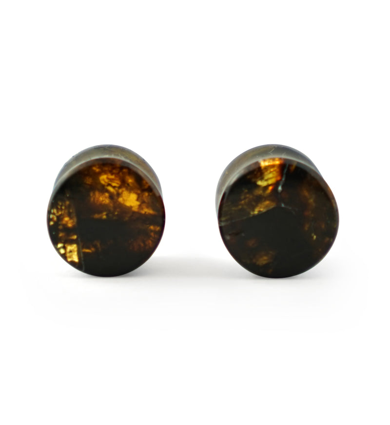 Chiapas Amber Plugs 00G (10mm) - Version 21