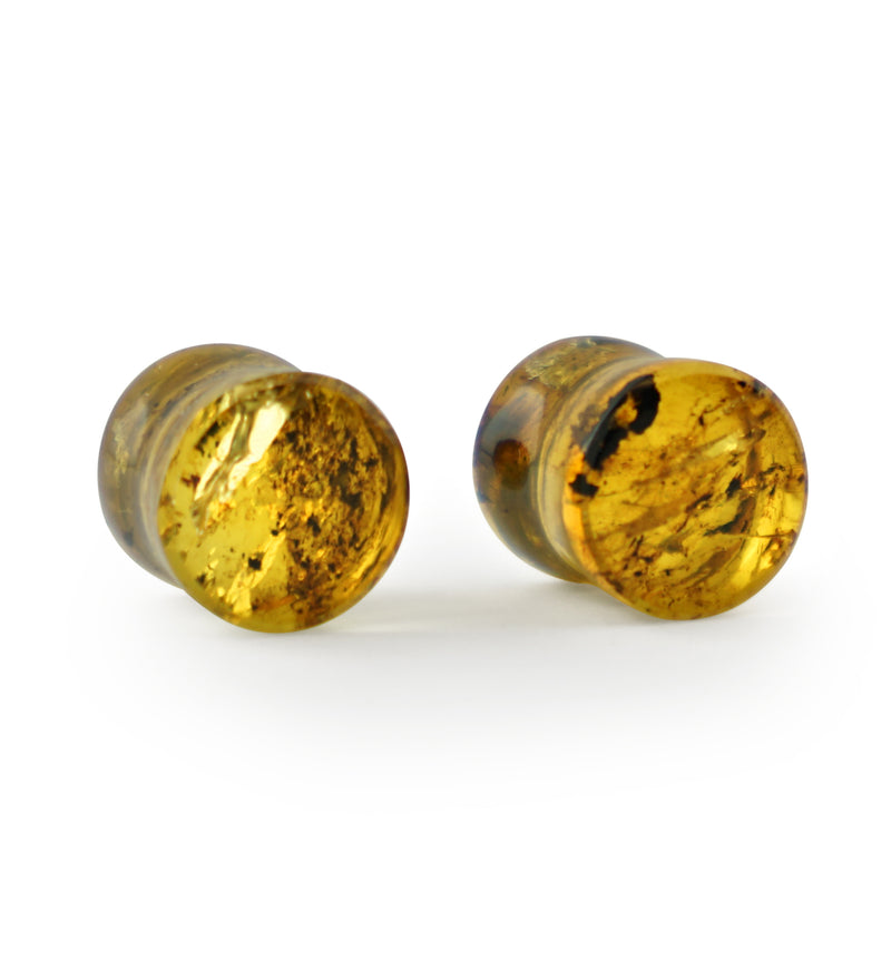 Chiapas Amber Plugs 00G (10mm) - Version 3