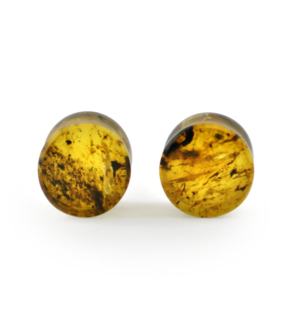 Chiapas Amber Plugs 00G (10mm) - Version 3