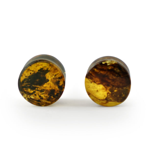 Chiapas Amber Plugs 00G (10mm) - Version 4