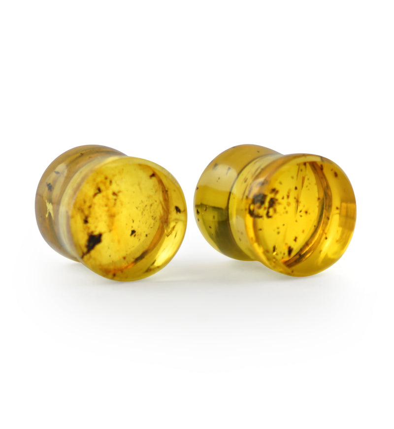 Chiapas Amber Plugs 00G (10mm) - Version 7