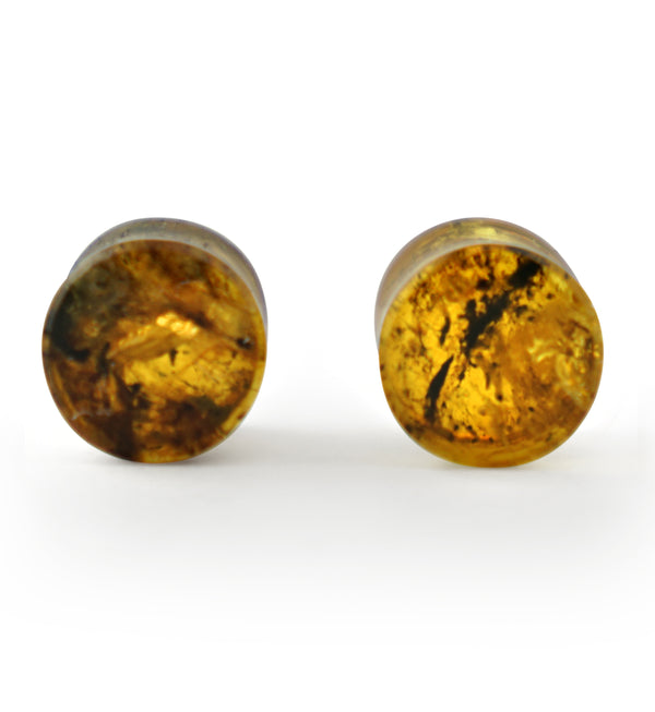 Chiapas Amber Plugs 00G (10mm) - Version 8