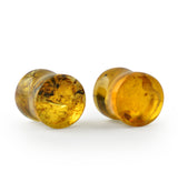 Chiapas Amber Plugs 00G (10mm) - Version 9