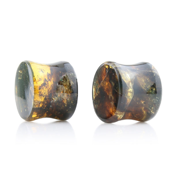 Chiapas Amber Plugs 9/16" (14mm) - Version 10