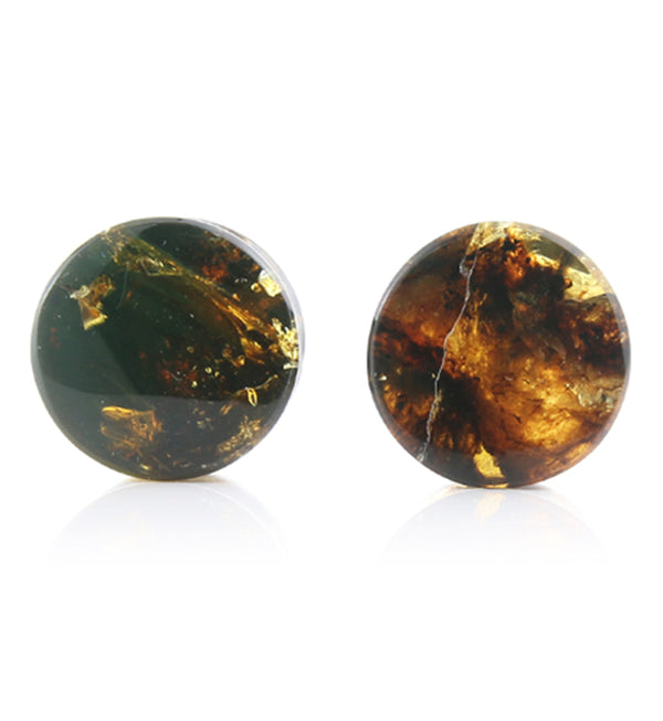 Chiapas Amber Plugs 9/16" (14mm) - Version 10