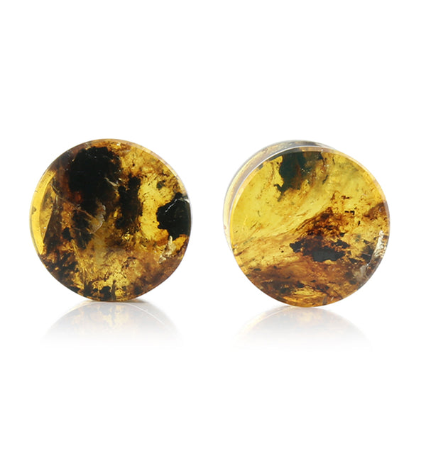 Chiapas Amber Plugs 9/16" (14mm) - Version 13