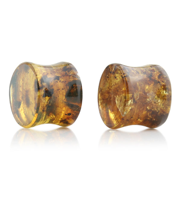 Chiapas Amber Plugs 9/16" (14mm) - Version 14