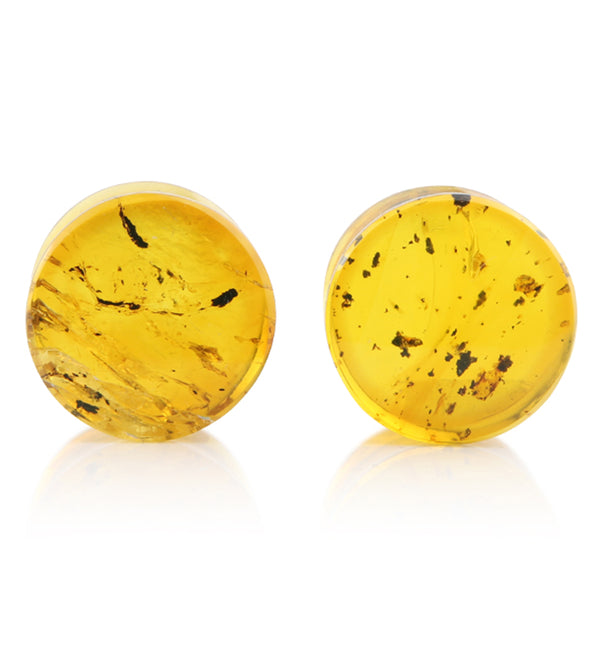 Chiapas Amber Plugs 9/16" (14mm) - Version 2