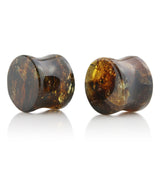 Chiapas Amber Plugs 9/16" (14mm) - Version 3