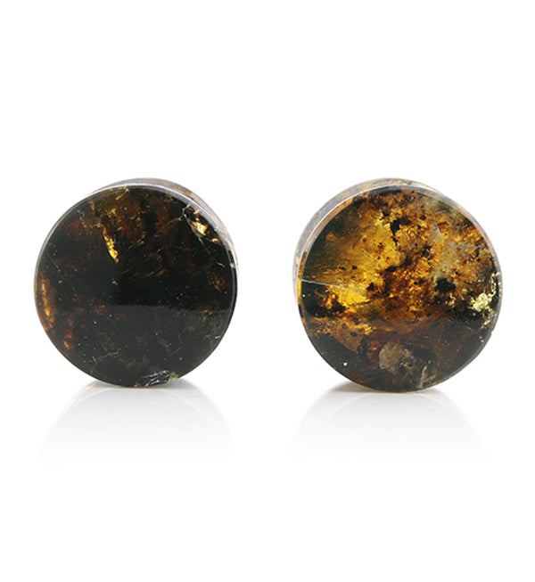 Chiapas Amber Plugs 9/16" (14mm) - Version 4