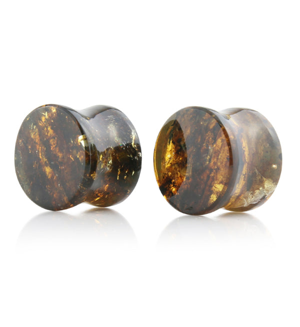 Chiapas Amber Plugs 9/16" (14mm) - Version 5