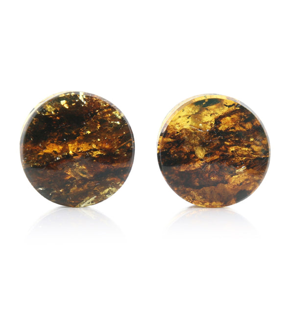 Chiapas Amber Plugs 9/16" (14mm) - Version 5