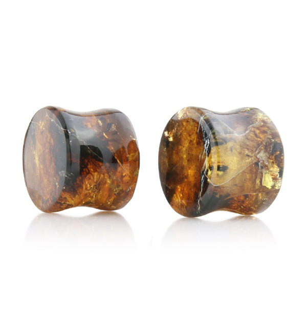 Chiapas Amber Plugs 9/16" (14mm) - Version 6