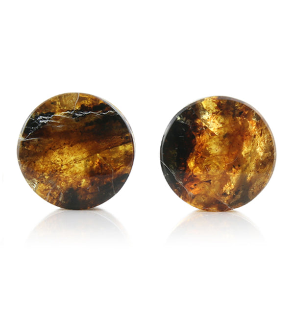 Chiapas Amber Plugs 9/16" (14mm) - Version 6